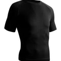 Men 3D Muscle Shaping Compression Tee Knitted Short Sleeve Shaperwear Gym Running Fitness Body Shaping Sport T-shirt