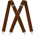 New Adjustable Adult Suspenders Elastic Strong Metal Clips Adult Belt 4 Clips Clip-on Suspenders Men Women