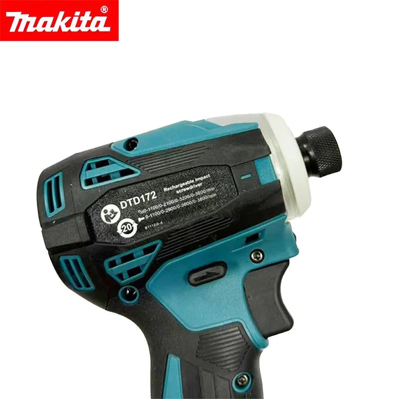 Makita DGA404 18V 125mm Brushless Angle Grinder Matching DTD172 Impact Driver, Car Repair Cutting Power Tool - View 2 | SAMAG