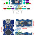 TZT MICRO/MINI/TYPE-C USB ATMEGA32U4 Module 5V 16MHz Board For Arduino ATMEGA32U4-AU/MU Controller Pro-Micro Replace Pro Mini