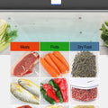 220V Electric Vacuum Sealer Packaging Machine with Free 15pcs Vacuum Bags Machine Household Black Food Vacuum Sealer