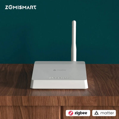 Zemismart M6 Hub Matter Zigbee Gateway with Antenna Work | SAMAG