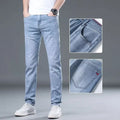 Jeans for Men's Classic Blue Slim Straight Light Brand | SAMAG