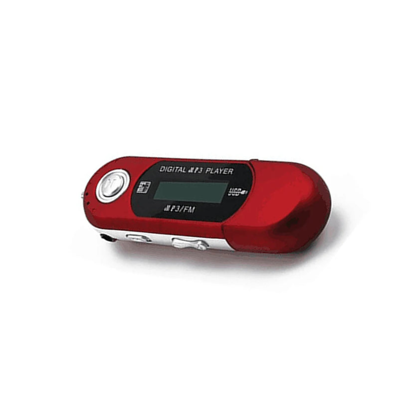 2 in 1 USB 2.0 Flash Drive MP3 Player - Multilanguage LCD Screen Support TF Card Lightweight Portable for Home Sport Travel