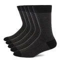 5 Pairs Men's Dress Socks stripe Plus Size， Combed Cotton | SAMAG