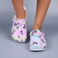 Women Indoor Slippers Mule Clogs Buttery Printing Nurse Shoes Soft EVA Waterproof House Slippers Casual Anti-Slip Clogs