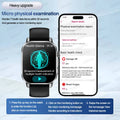 New Men Accurate Health Diagnosis ECG Smart Watch Blood Pressure Blood Oxygen Blood Fat Uric Acid Temp Bluetooth call Smartwatch
