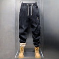 Men Harem Jeans Loose Hip Hop Trousers Washed Denim Man | SAMAG