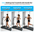 Walking Pad Treadmill with Foldable Handrail, 3.5HP Quiet | SAMAG