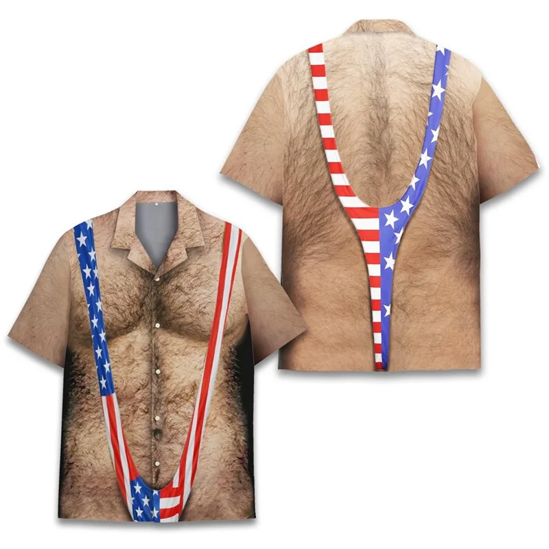 Dragon Print Aloha Shirt Men Women Bold Golden Graphic | SAMAG