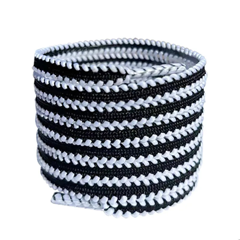 Multicolor Track Anti-slip Serrated Shoelaces Canvas Black White Runing Shoes laces Women Men Sport Casual Net Shoes Shoelaces