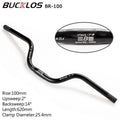 BUCKLOS Mountain Bike Handlebar 31.8mm 25.4mm Bicycle Riser Bar 620/660/720/780mm Aluminum Alloy MTB Handlebar Cycling Parts