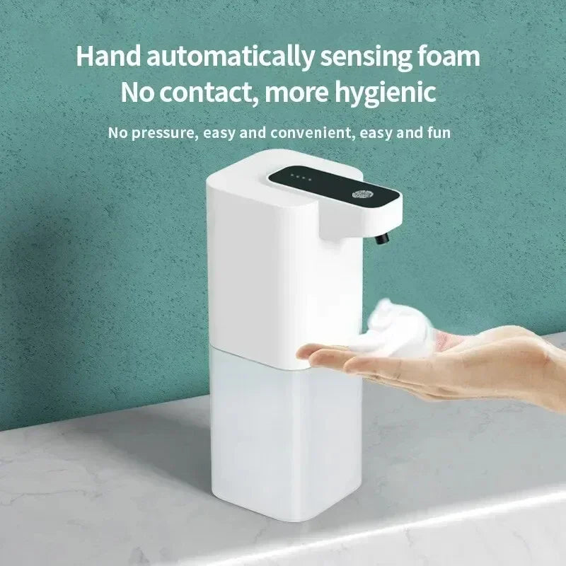 USB Rechargeable Automatic Foaming Soap Dispenser, Touchless Sensor Foam Dispenser 320ml Wall Mount Gift for Home Kitchen