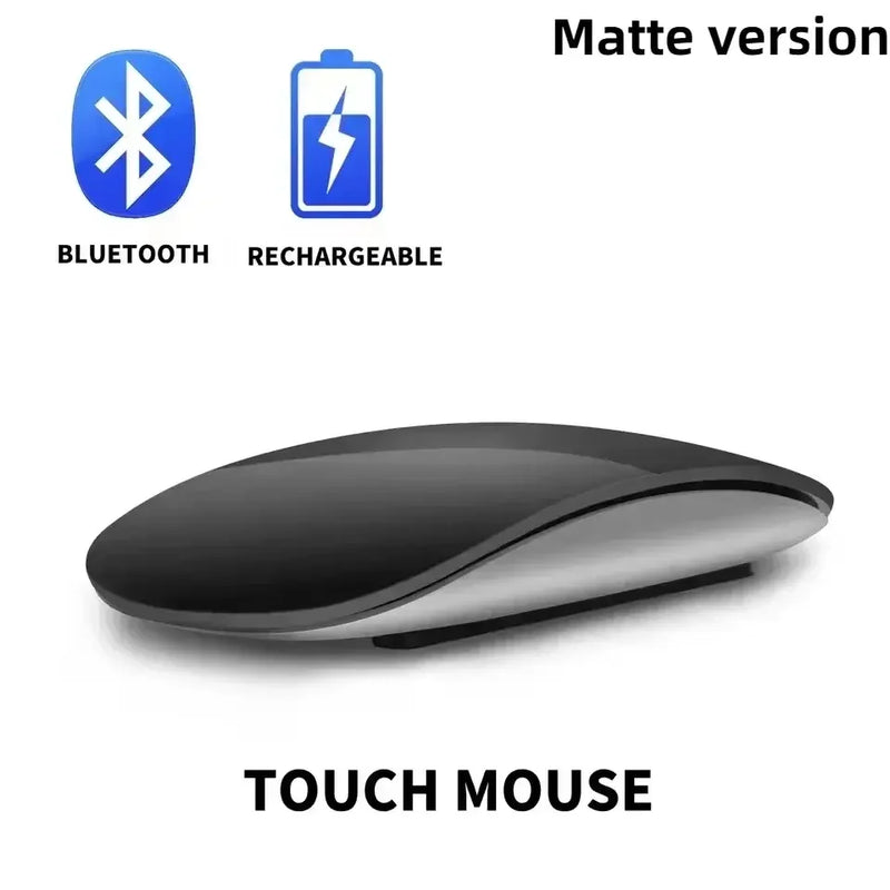 Upgrade Wireless Bluetooth Magic Computer Mouse Rechargeable Touch Slim Ergonomic Dual-Mode Silent PC Mice For Apple Macbook Air