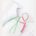 1 Pair Flat Shoelaces Classic Shoe Laces Fit Fashion Solid Sports Shoelace Casual Unisex Shoe Strings Shoe Accessories AF1