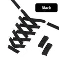 Magnetic Lock Shoelaces Without ties 8mm Wide Flat Elastic Laces Sneakers Tennis No Tie Shoe laces Easy Use Shoes Accessories