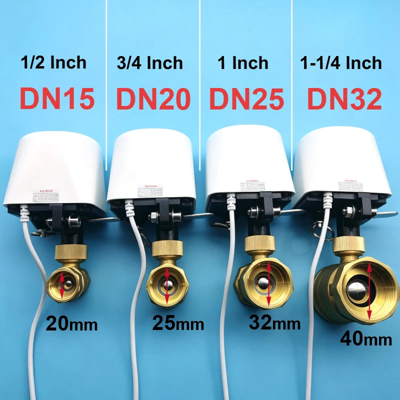 Tuya Zigbee Timer Automatic Irrigation Watering Controller Water Valve Garden Wifi APP Remote Control DN15 To DN32