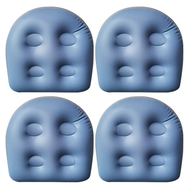 SPA Inflatable Cushion Tub Anti-Hemorrhoids Inflatable Seat Bath Pad Backrest Hip Massage Support with Suction Cup Pool Bath Mat