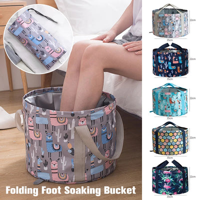 Travel Foldable Foot Tub Outdoor Portable Bath Bag Wash | SAMAG
