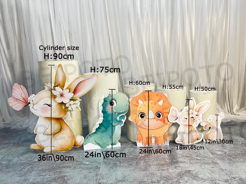 Cutouts Foam Board Kt Board Little Red Riding Hood Backdrop Photo Props Background Baby Shower Prop Birthday Party Decor