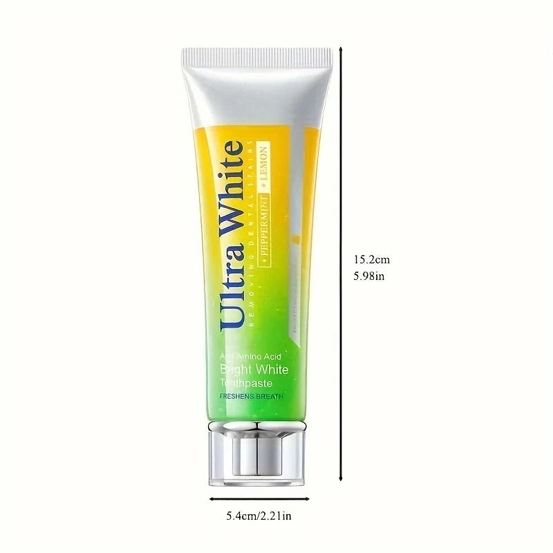 100g Lemon Mint Toothpaste Daily Oral Care Remove Plaque Brighten Teeth Keep Long Lasting Fresh Breath