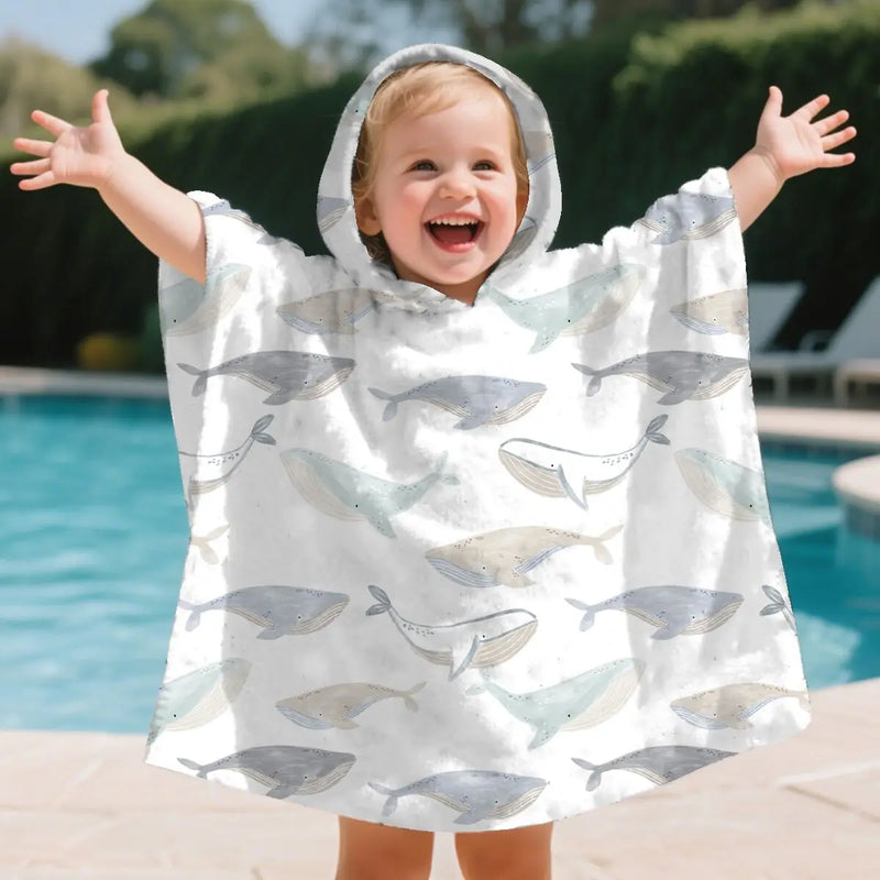 Elinfant Hooded Bath Towel -Soft, Absorbent, For 0-3 Years Old, Bathroom, Beach,Baby Bath Towel,Suitable for Youngsters's
