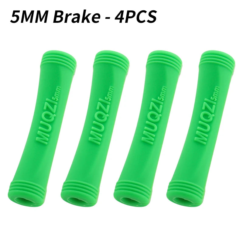 MUQZI 4/8pcs Bicycle Cable Protector Brake Shift Line Frame Protect Sleeve MTB Road Fixed Gear Bike Universal