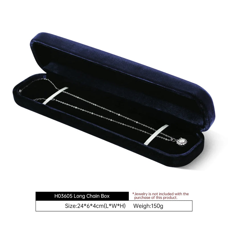 Yinbeini Wedding Ring Box Velvet Jewelry Box Collection Bracelet Necklace Pendant Storage Case Jewelry Display Organizer H030
