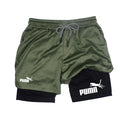 Summer Breathable Two-in-one Double-layer Shorts Men's | SAMAG