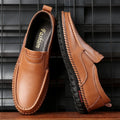 Genuine Leather Men's Casual Shoes Classics Business Dress Shoes Moccasins Slip on Loafers Driving Shoes for Men Flat Shoe