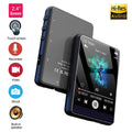 128GB MP3 Player Bluetooth Hi-Fi Music Player 2.4 Inch Touch Screen MP3 Walkman Built-in Speaker Video Recorder Camera MP3
