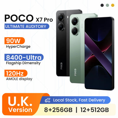 UK Version POCO X7 Pro Smartphone Dimensity 8400-Ultra | SAMAG
