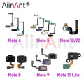 Aiinant Home Button Touch ID Fingerprint Sensor Flex Cable For Samsung Galaxy Note 4 5 7 8 9 10 20 Plus Lite Ultra