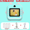 Digital Children Camera For Photography Instant Print Photo Kids Camera Mini Thermal Printer Video Educational Toys Gift