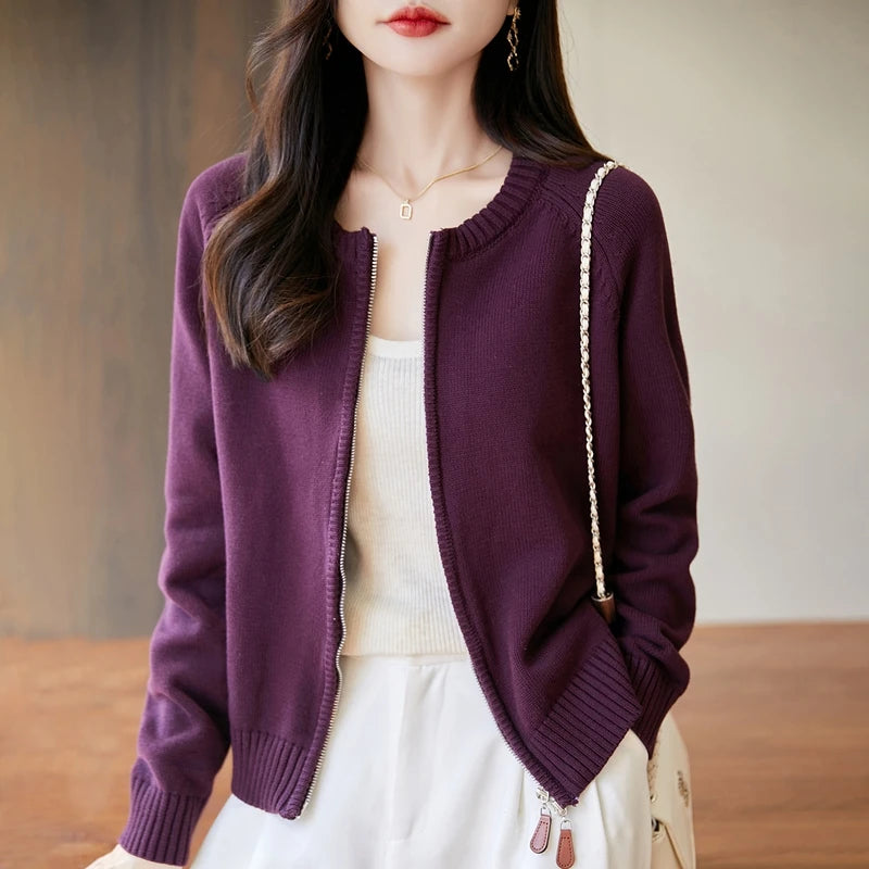 Autumn and Winter New 100 Pure Cotton Sweater Women's - View 5 | SAMAG