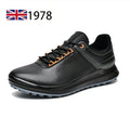 Genuine Leather Men Skateboarding Shoes Flat Black Casual Shoes Lightweight Sneakers Breathable Sports Shoes Zapatillas Hombre