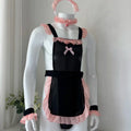 Sexy Erotic Lingerie Cute Male Servant Waiter Uniform Set Men Temptation Cosplay Bell Underwear Apron Adult Porno Sets Halloween