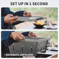 Naturehike Camping Charcoal Grill for IGT Table Portable Folding Barbecue Grill with Tongs Outdoor Car Cooking BBQ Rack