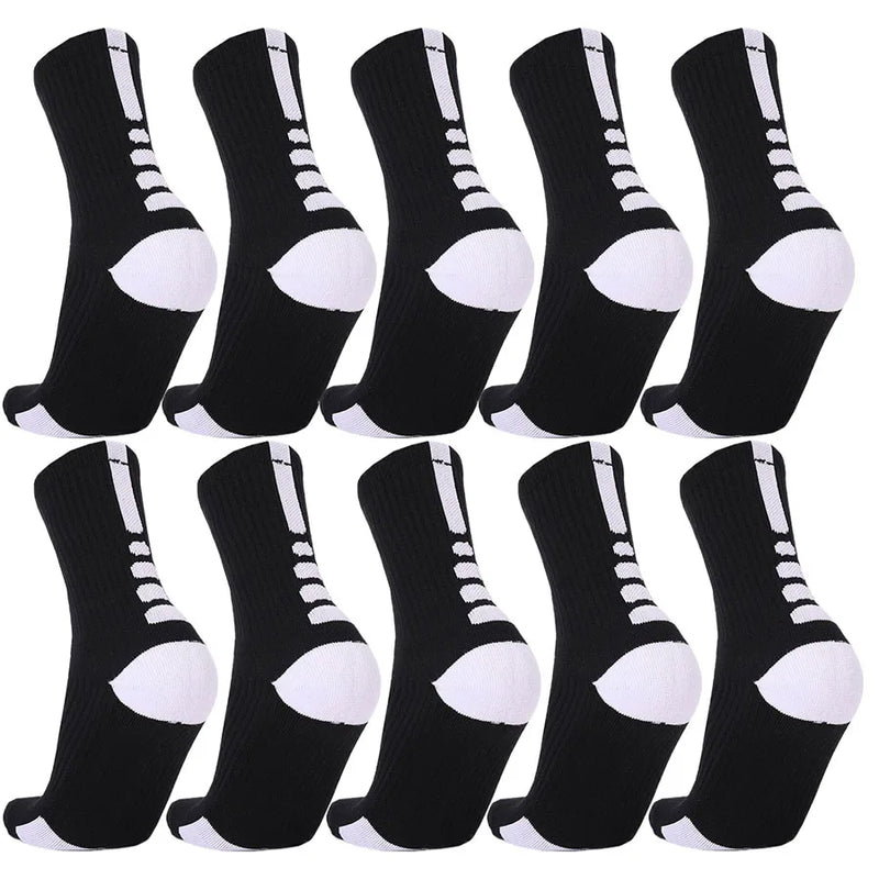 10Pairs Light Cushion Sport Socks for Men Women Football | SAMAG