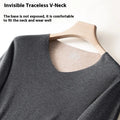 New Cashmere Silk Thermal Underwear Set Men's Non-marking Double-Sided Brushed Wool De Velvet Fall Coat and Pants Homewear