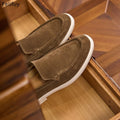 Men's Cow Suede Loafers Slip On Casual Shoes Comfortable Flat Driving Moccasins Fashion Lazy Loafers For Men Daily Wear Shoes
