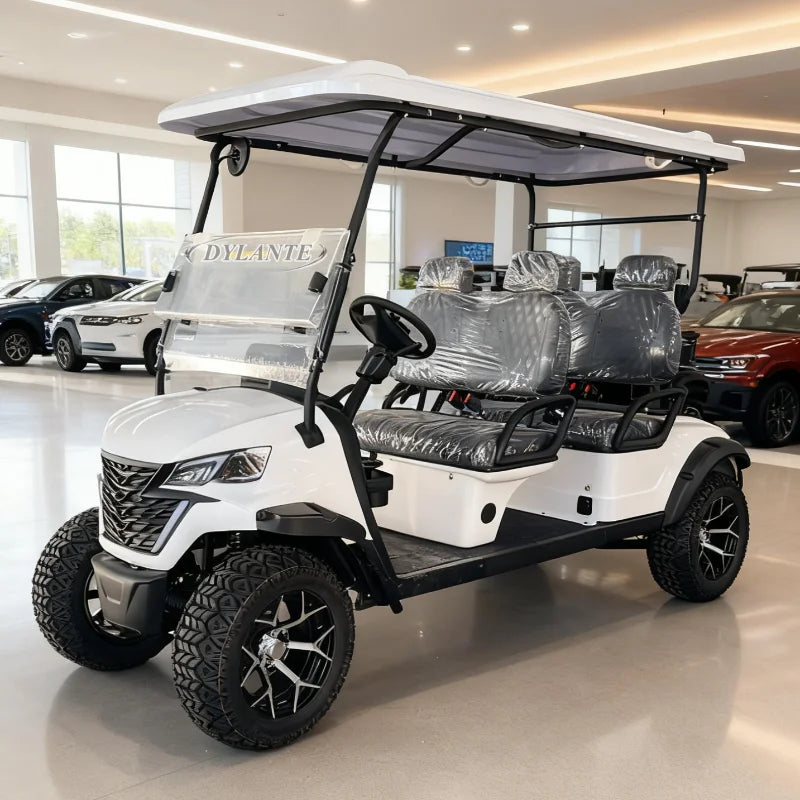 Wholesale CE Export Electric Golf Cart Golf Course Club 2/4/6/8 Seater Off-Road Solar Power Electric Golf Cart
