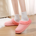 Women's Winter Plush Cotton Slippers Waterproof Oil-resistant Couple Set Indoor Home Non-slip Warm Comfortable Casual Simple Des