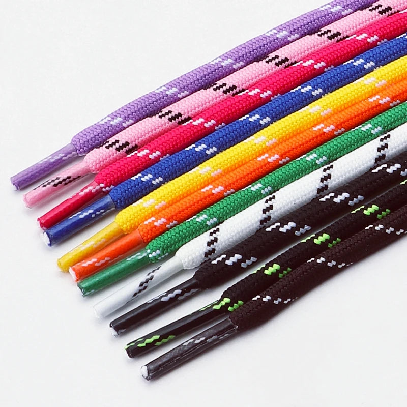 Quality Bold Round Shoelaces Durable Polyester Shoe laces Sneakers Boots Laces for Shoes Accessories 100/120/140/160cm 1Pair