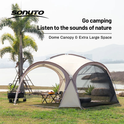 Sonuto Dome Canopy Large Tent Outdoor Extra Camping | SAMAG
