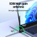 2 in 1 600Mbps Wireless Network Card USB WiFi Bluetooth Adapter 2.4G/5G Antenna Mini Receiver Driver Free - Visuel 5 | SAMAG