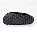 Kidmi Winter Cork Footbed Clogs For Women Men Indoor Keep Warm Fluffy Mules Slippers With Arch Support Lady Sofe Potato Shoes