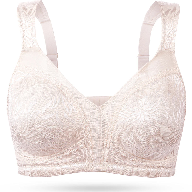 Wingslove Wireless Full Coverage Minimizer Bra - Plus Size, Multiple Sizes Available, Non-Padded Unlined Soft, Women's Everyday