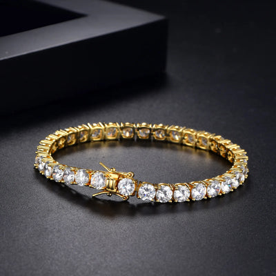 2mm 925 Sterling Silver Moissanite Bracelet 3mm D VVS1 Diamond with GRA for Women Sparkling Wedding Party Fine | SAMAG