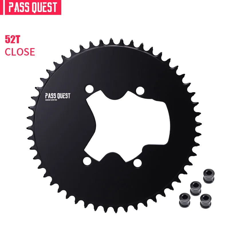 PASS QUEST 110 bcd chainring for Shimano dura ace R9100 ULTEGRA r8000 105 r7000 Narrow Wide 54T dishe single road bike plate